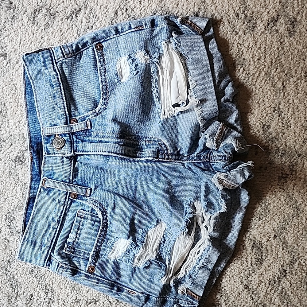 High Rise Mom Shorts